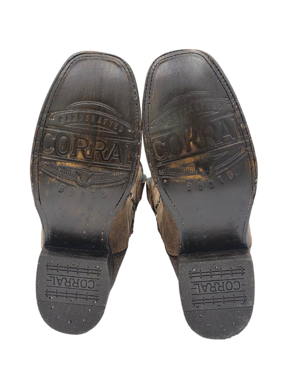 NEW Corral Barbed Wire Womens 8.5M A3815 Leather Cowboy Cowgirl Western Boots - Picture 3 of 16
